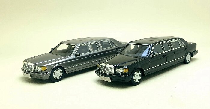 1/43 Mercedes-Benz W126 series AMG 560SEL Limousine 1990