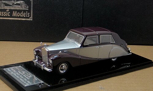 1/43 Rolls-Royce 1953 Silver Wraith Hooper Long Wheel Basge Seda - Click Image to Close