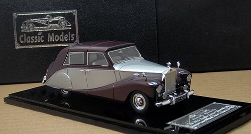 1/43 Rolls-Royce 1953 Silver Wraith Hooper Long Wheel Basge Seda