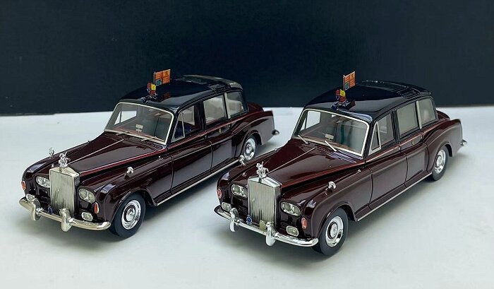 1/43 Rolls-Royce Phantom VI Queen Elizabeth II Silver Jubillee